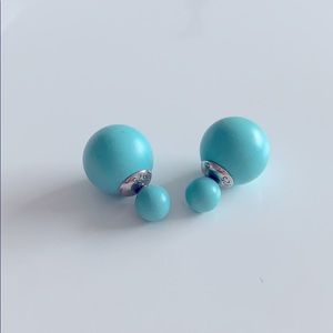 Turquoise Double-Sided Earrings